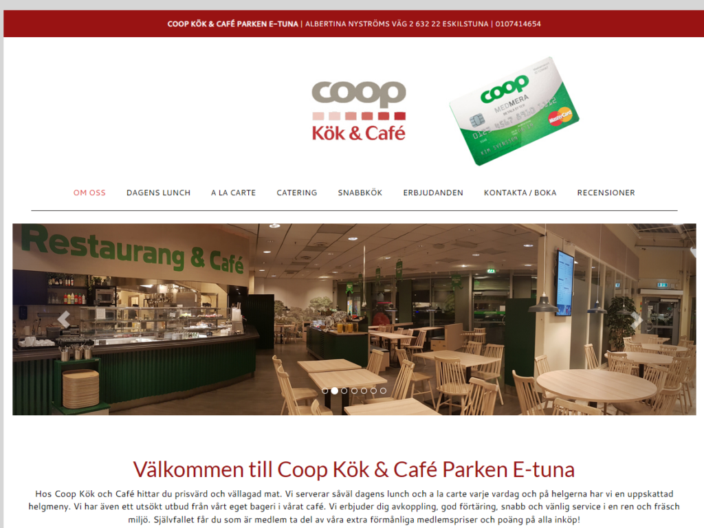 Coop Kök & Café Parken E-tuna