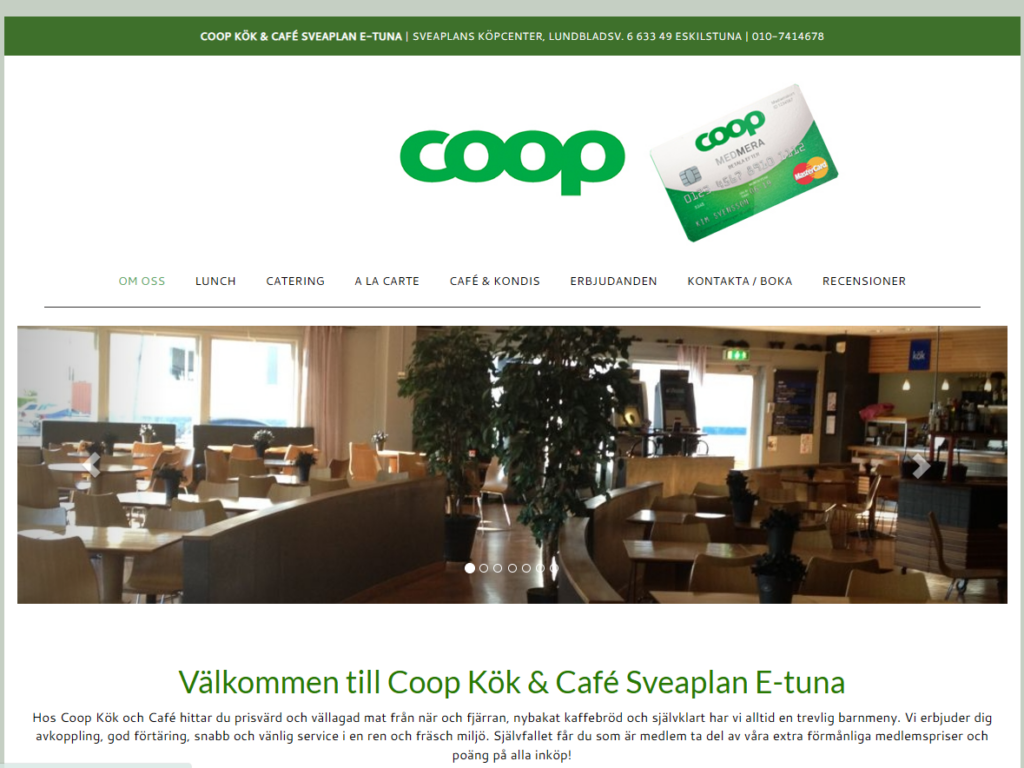 Coop Kök & Café Sveaplan E-tuna